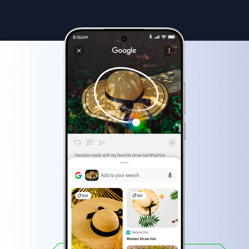 Ring ümber ja otsi Google'iga