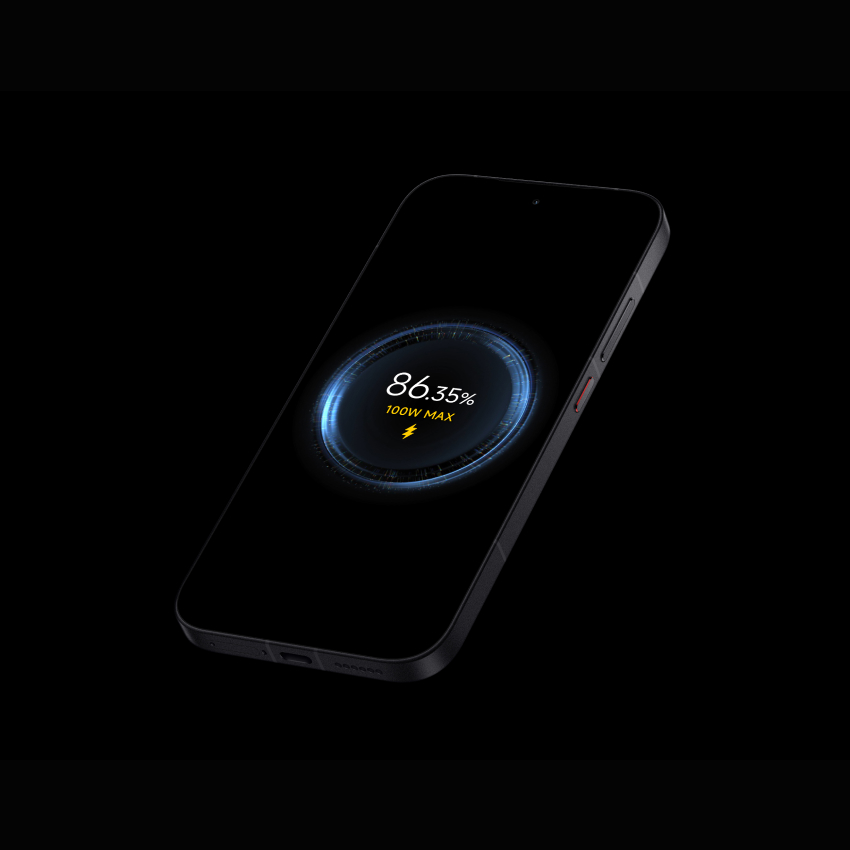 6500 mAh (typ) aku 100 W HyperCharge'iga